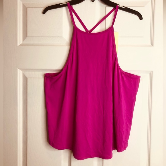 all in motion Tops - all in motion Hot Pink Double-Strap Halter Tank